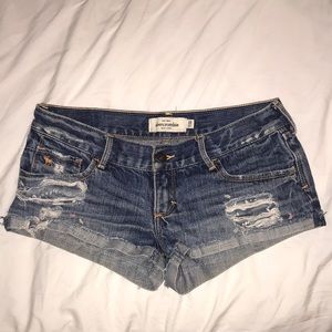 Abercrombie- short shorts- navy blue- size 16